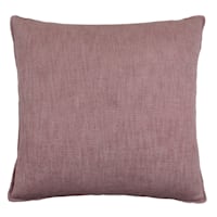 Honeybloom Purple Solid Euro Throw Pillow, 24"