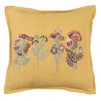 Honeybloom Field Flowers Throw Pillow, 18"