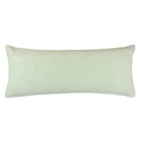 Honeybloom Green Oblong Throw Pillow, 14x36