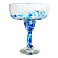 Recycled Glass Margarita Glass