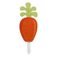 Homespun Easter Carrot Yard Stake, 14"