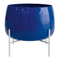 Sunny Club Blue Planter Stand, Large