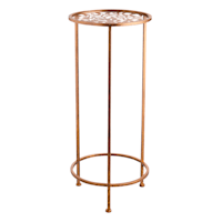 Bronze Metal Plant Stand, Large