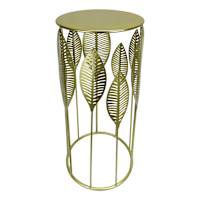 Found & Fable Metal Leaf Plant Stand, Small