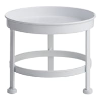 White Metal Plant Stand, Small