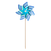 Sunny Club Blue Striped Whirligig, 41"