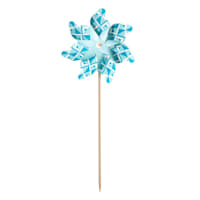 Sunny Club Blue Print Check Whirligig, 41"