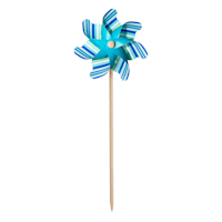 Sunny Club Blue Striped Whirligig, 19"