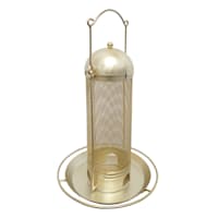 Found & Fable Gold Mesh Bird Feeder, 13"