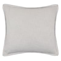 Providence Solid White Throw Pillow with Flange, 18"