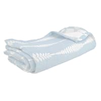 Providence 3-Piece Blue Embroidered Matelasse Coverlet, Full/Queen