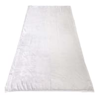 Providence Solid White Micro Plush Throw Blanket, 50x60