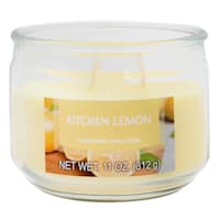 Kitchen Lemon Scented Jar Candle, 11oz