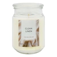 Clean Linen Scented Jar Candle, 18oz