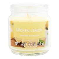Kitchen Lemon Scented Jar Candle, 3oz