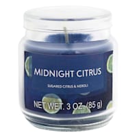 Midnight Citrus Scented Jar Candle, 3oz