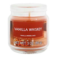 Vanilla Whiskey Scented Jar Candle, 3oz