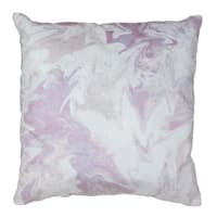 Laila Ali Purple Marble Print Throw Pillow, 18"