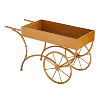 Honeybloom Bronze Garden Cart, 15"