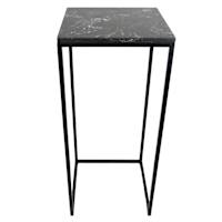 Crosby St. Metal & Marble Plant Stand, Small