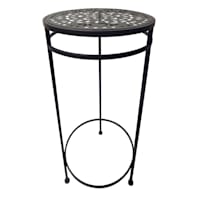 Black Metal Plant Stand, Large
