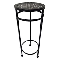 Black Metal Plant Stand, Small