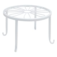 White Plant Riser, Medium