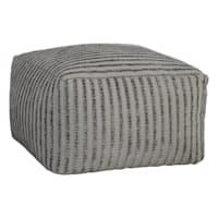 Bubble Dot Pouf, Dark Grey