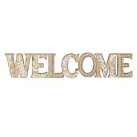 Honeybloom Welcome Wall Sign, 31x6