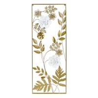 Providence Gold Floral Metal Wall Decor, 14x36