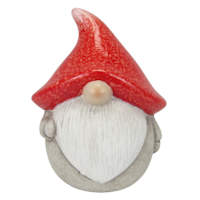 Sunny Club Red Gnome Outdoor Garden Statue, 6"