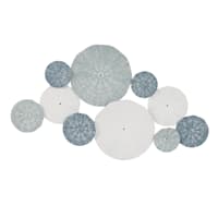 Ty Pennington Sand Dollars Metal Wall Art, 43x24