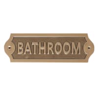 Honeybloom Bathroom Wall Decor, 16x5