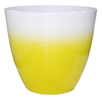 Ombre Yellow Egg Outdoor Planter, Medium