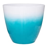 Ombre Blue Egg Outdoor Planter, Medium