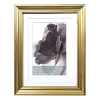6x8 Gold Ornate Matted to 4x6 Wall Frame