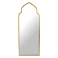 Found & Fable Hammered Gold Leaner Mirror, 26x64