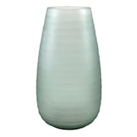 Blue Glass Vase, 10"