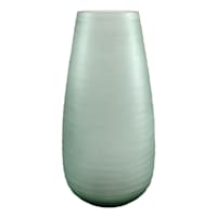Blue Glass Vase, 14"