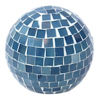 Blue Mosaic Orb, 5"