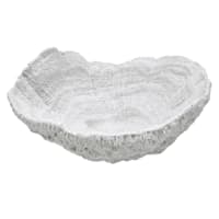 Ty Pennington White Seashell Tray, 13.4x7