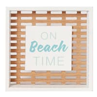 Ty Pennington On Beach Time Sign, 7.9"
