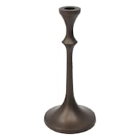 Antique Gold Candle Holder, 9.5"