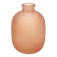 Tracey Boyd Pink Frosted Glass Bud Vase, 4"