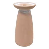 Unglazed Duo Candle Holder, 4.3x8