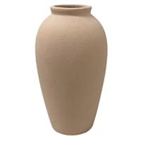 Neutral Ceramic Vase, 13"