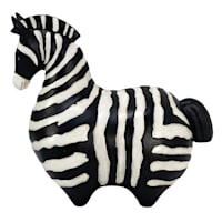 Zebra Figurine, 8.5"