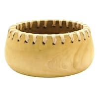Wood & Weave Decorative Bowl, 11x5