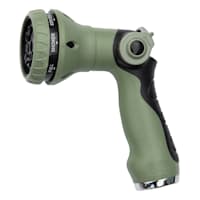 8-Pattern Garden Hose Nozzle, Green