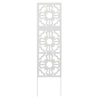Providence White Metal Garden Trellis, 46"